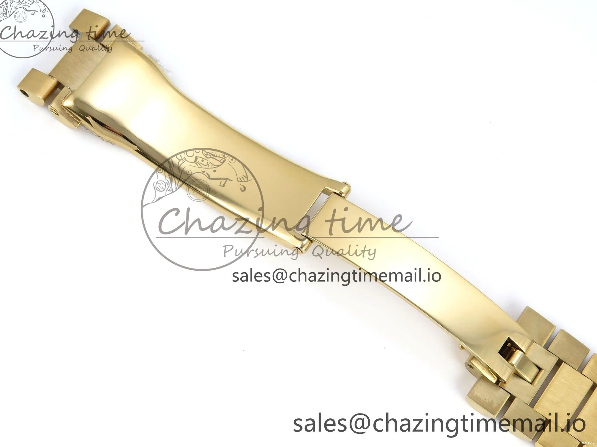 MiroTime 0129 Contemporary Day Date 128238 36mm YG KF 1:1 Best Edition YG Crystal Dial On President Bracelet A2836 (Gain Weight) 646